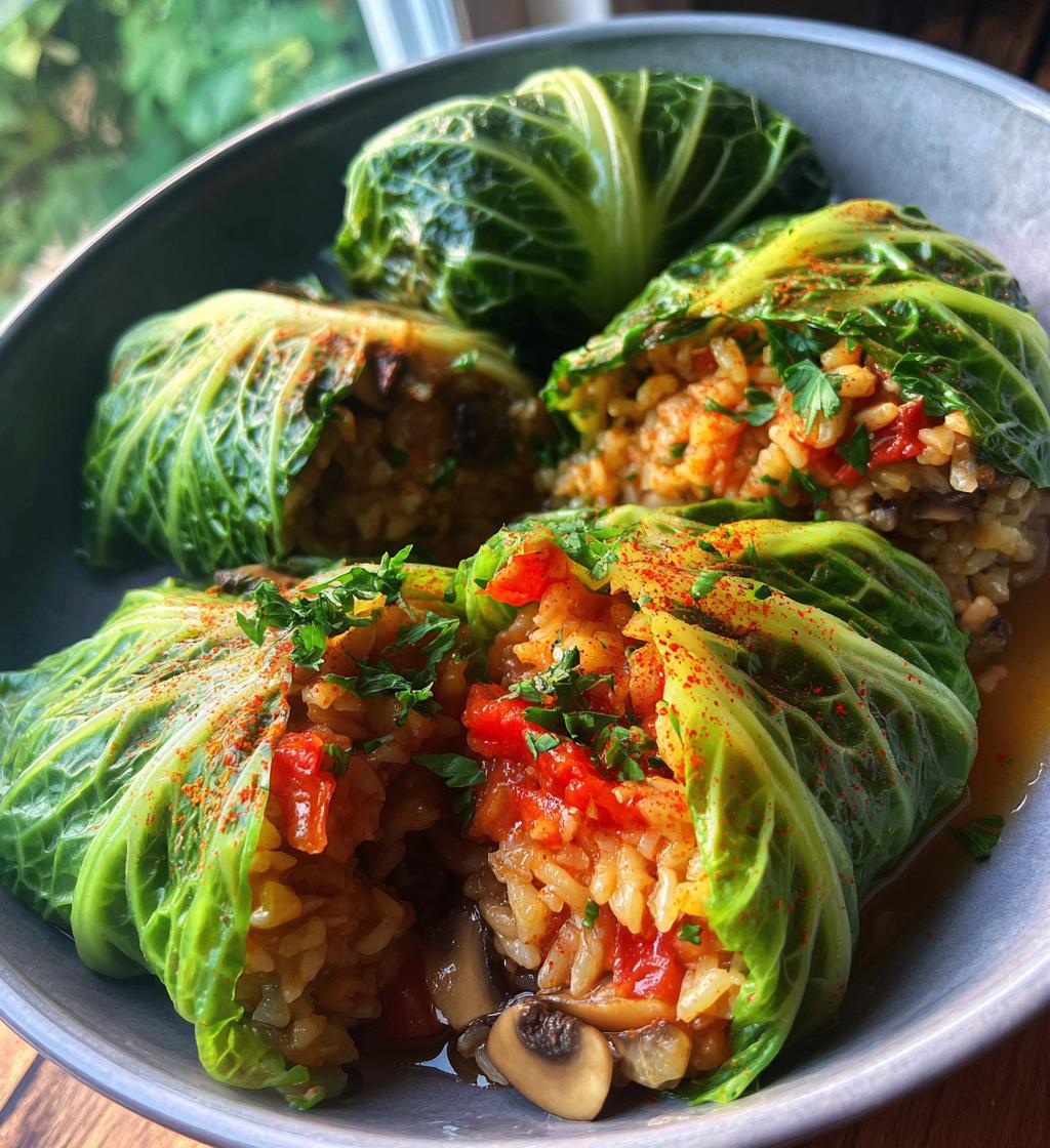 vegan cabbage rolls