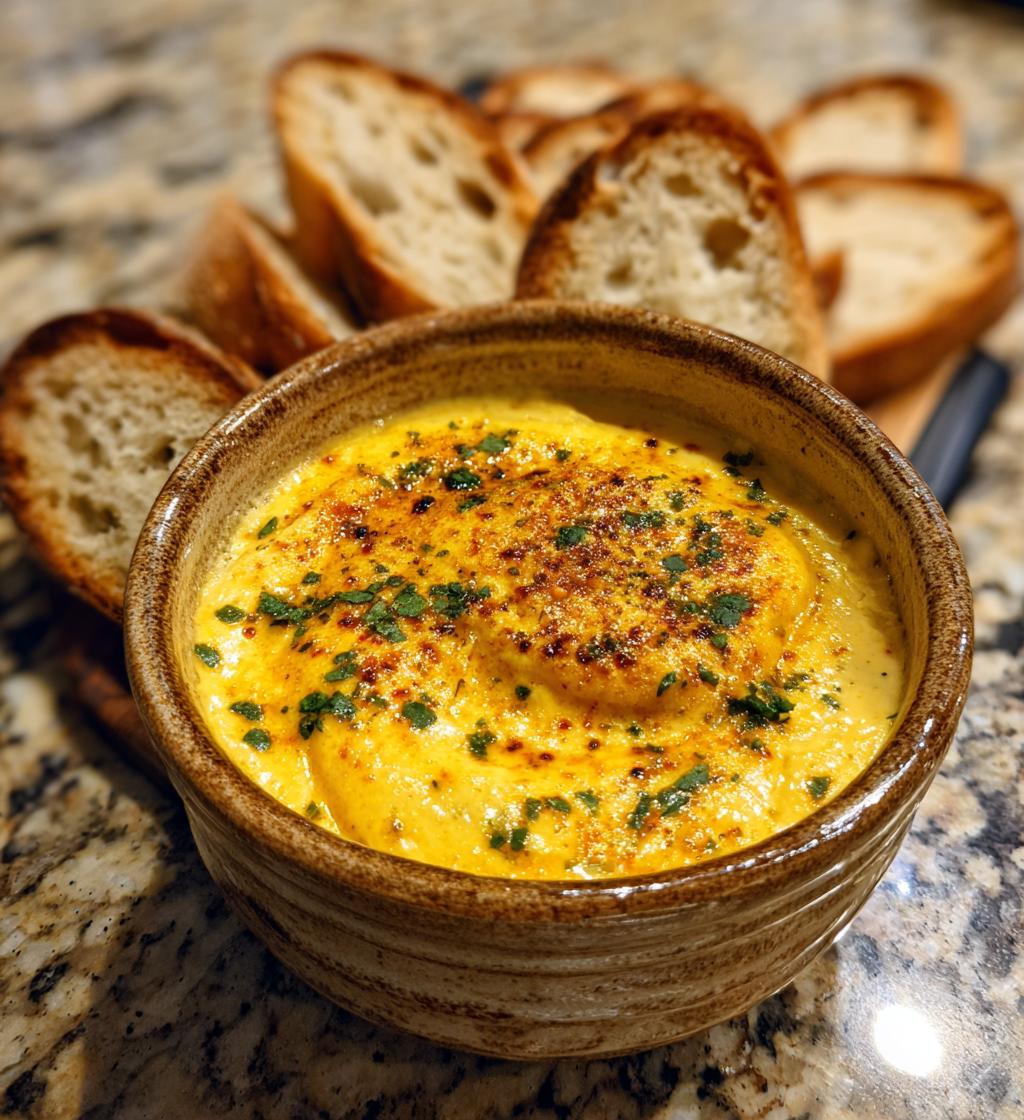 vegan cheese fondue - detail 1