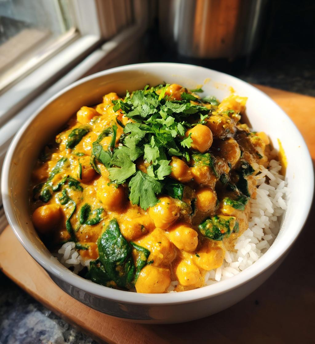 vegan chickpea curry oil free recipe