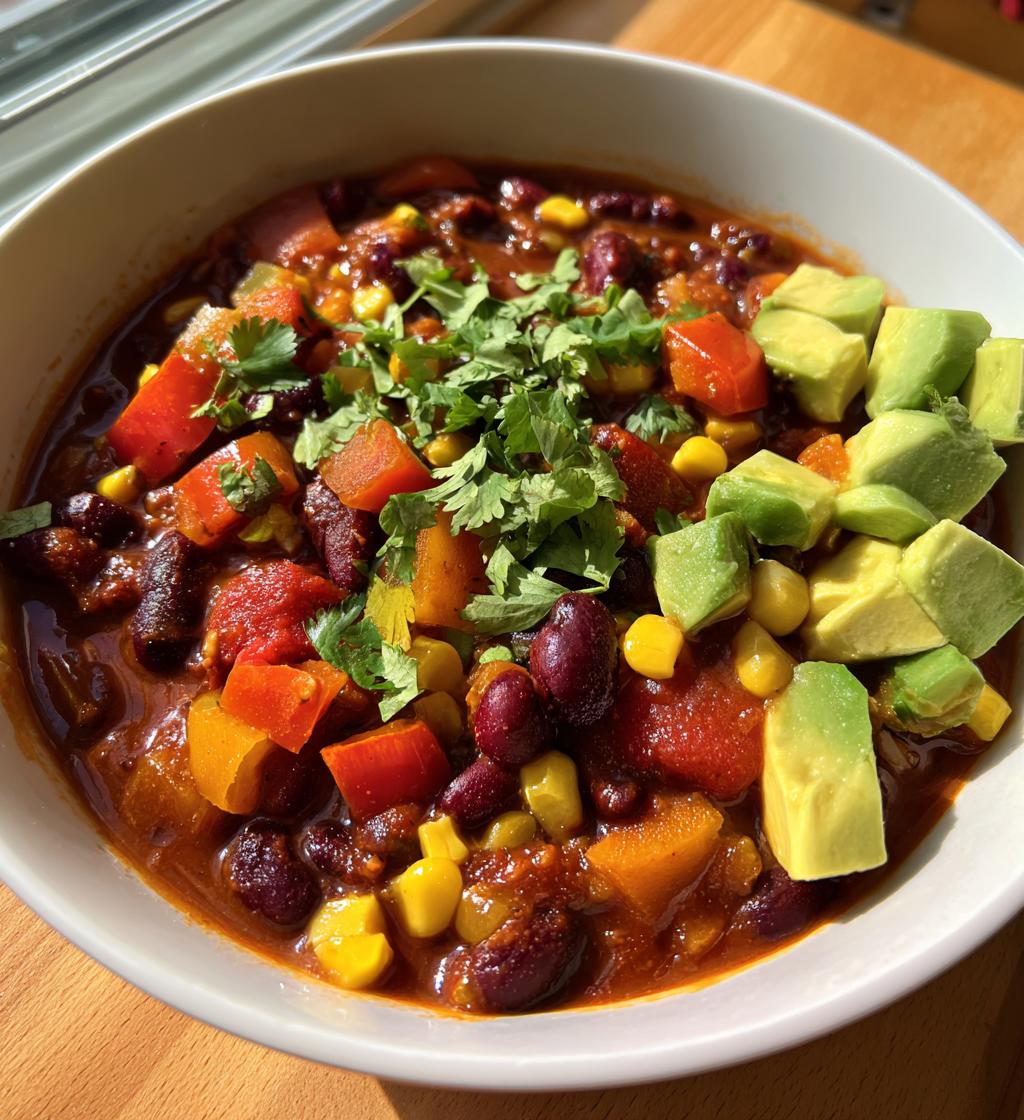 vegan chili recipe chili sin carne - detail 1