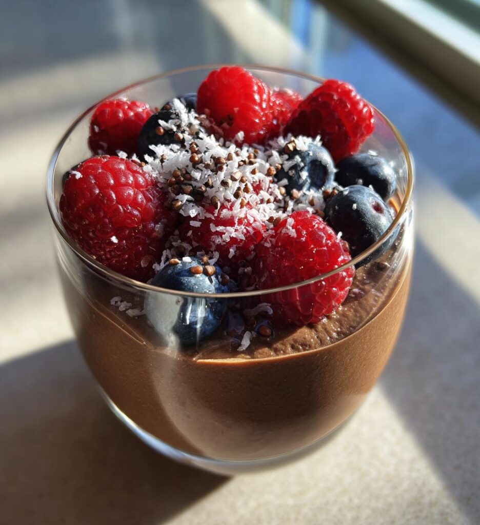 vegan chocolate mousse