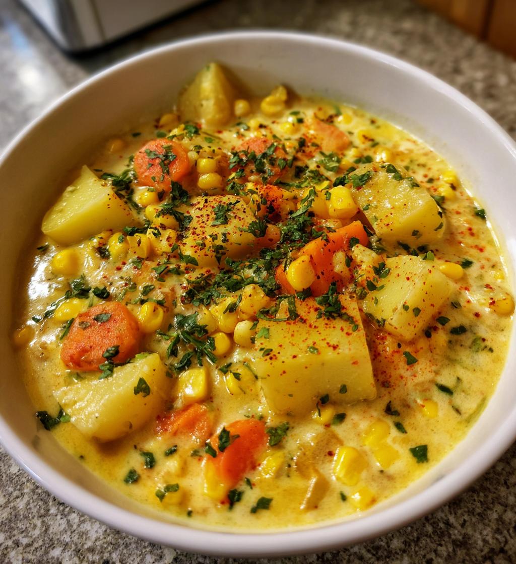vegan corn chowder