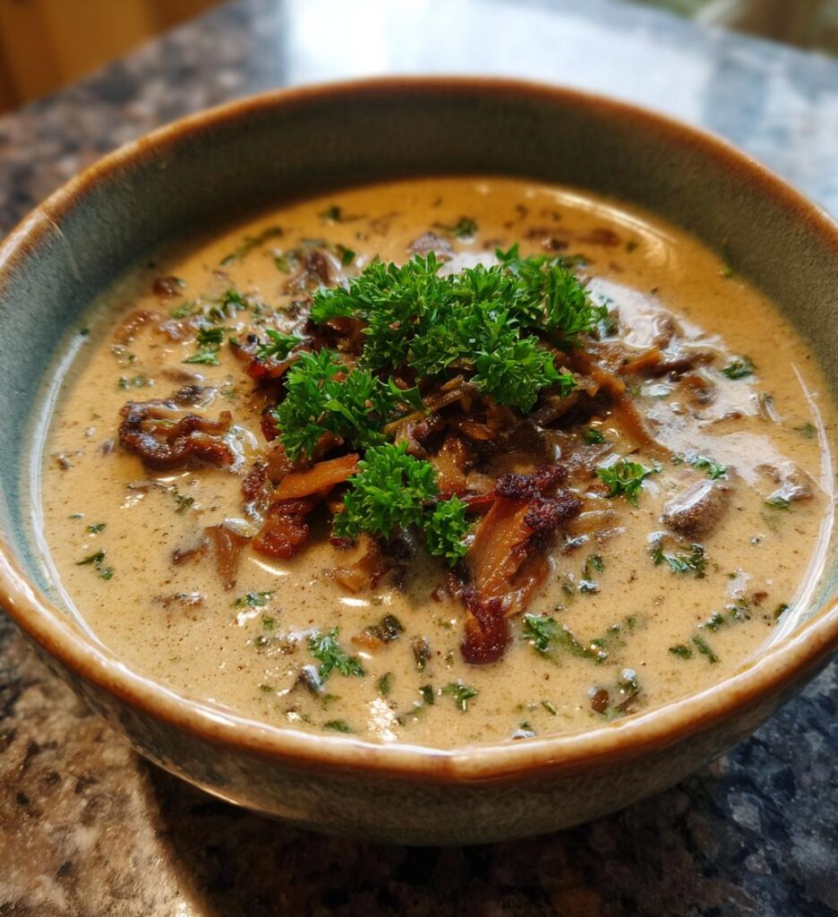 vegan cream of mushroom soup