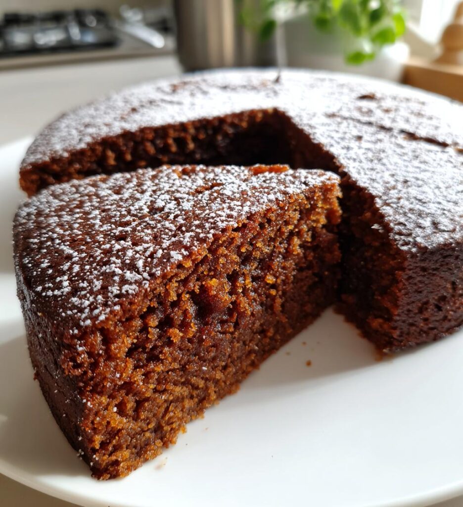 vegan gingerbread cake