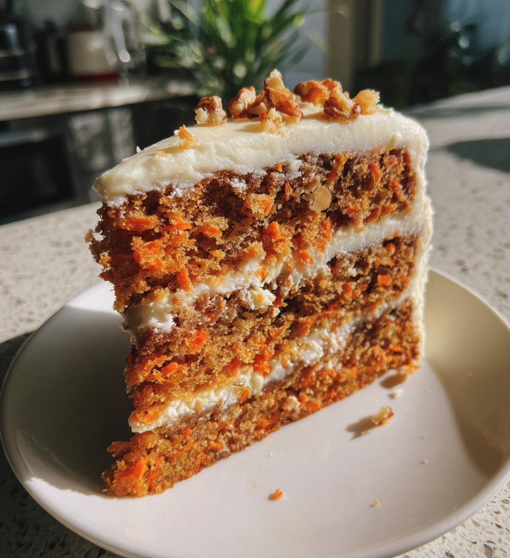 vegan gluten free carrot cake recipe - detail 1