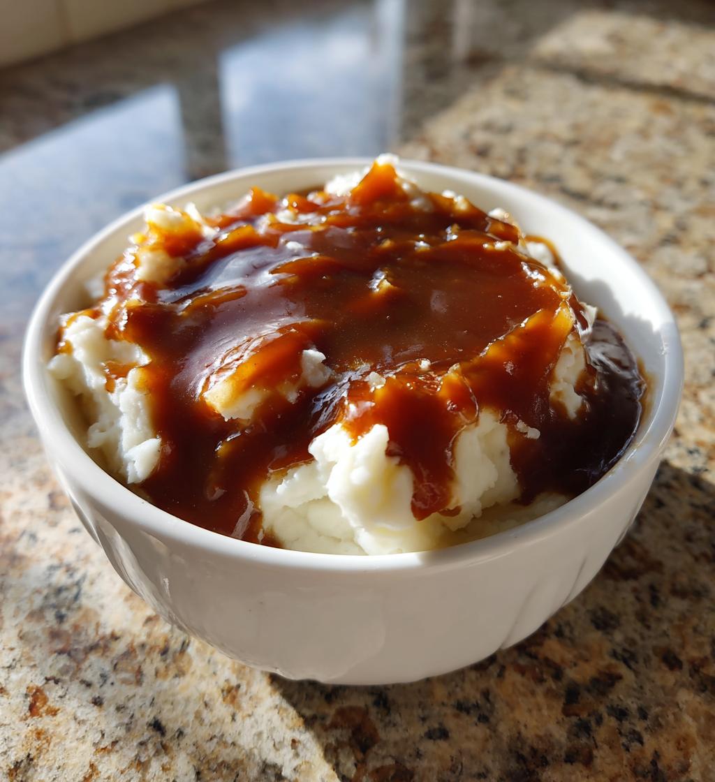 vegan gravy - detail 1