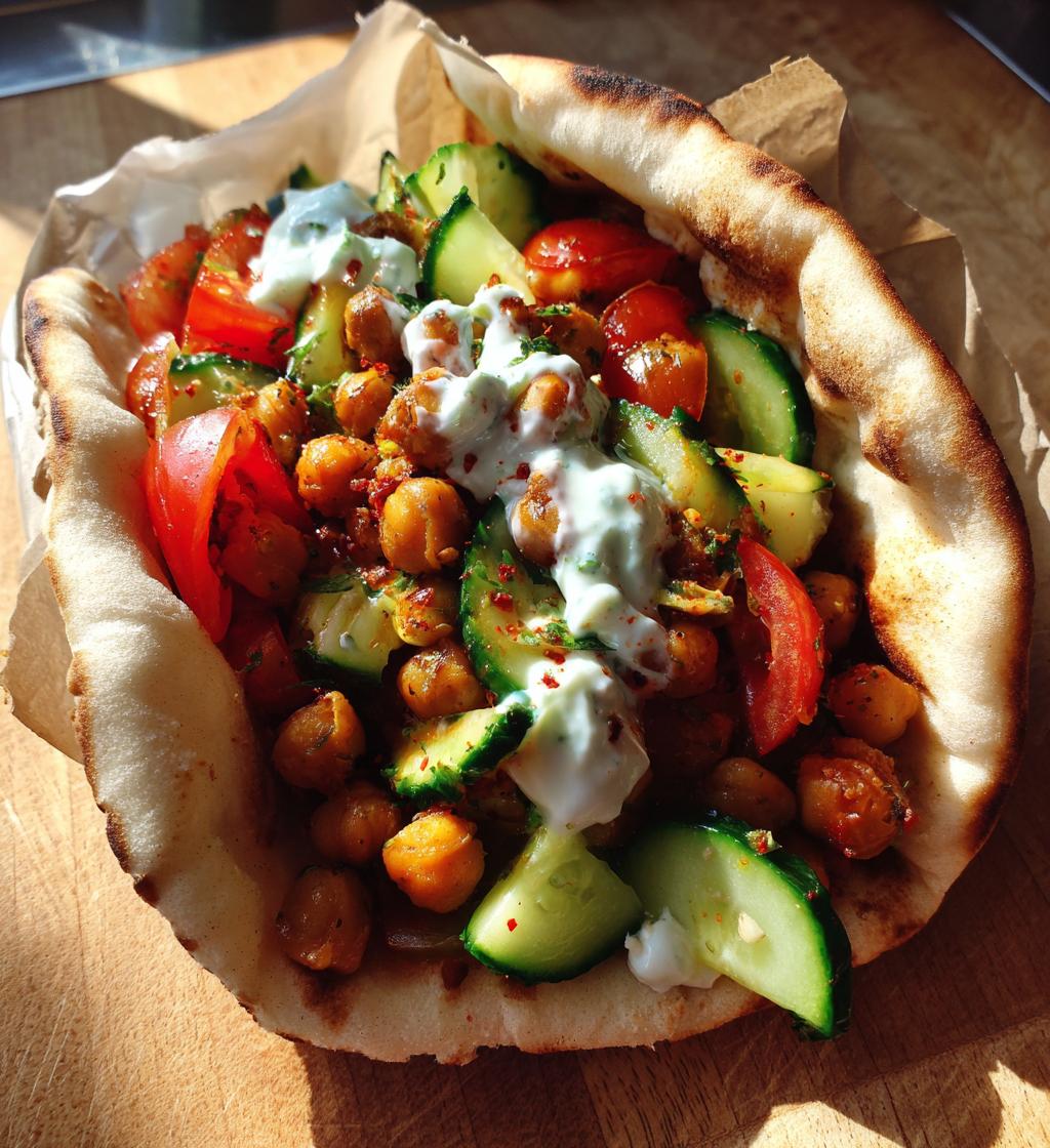 vegan gyros - detail 1