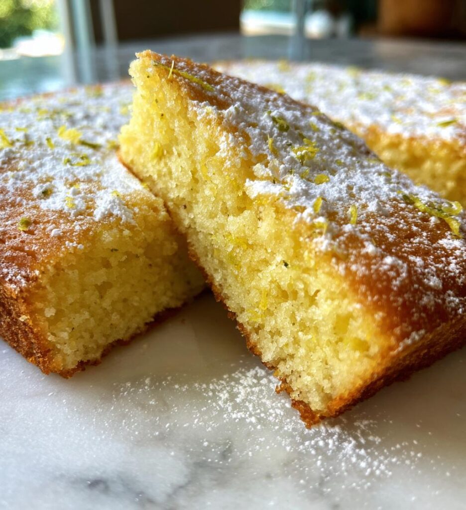 vegan lemon sheet cake