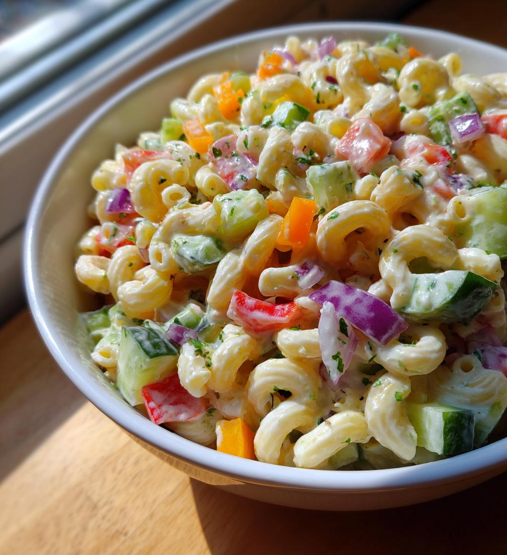 vegan macaroni salad