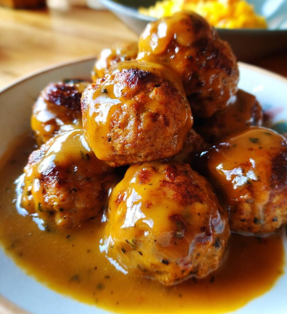 vegan meatballs gravy gluten free recipe