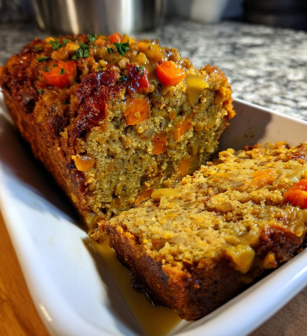 vegan meatloaf gluten free recipe - detail 1