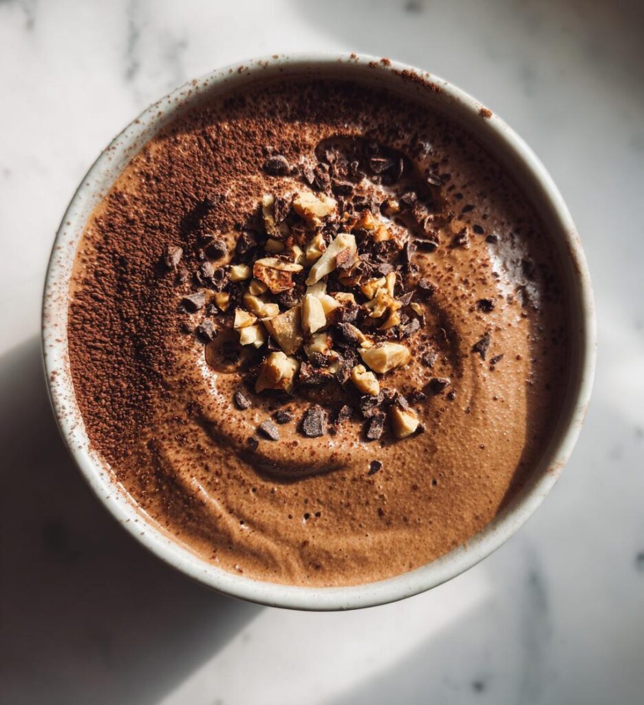 vegan peanut butter mousse