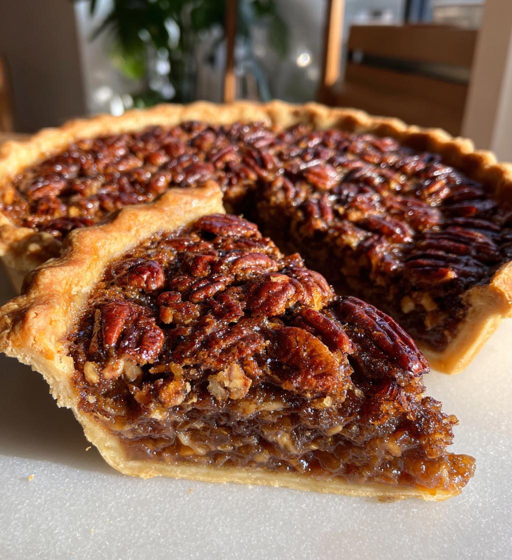 vegan pecan pie recipe - detail 1