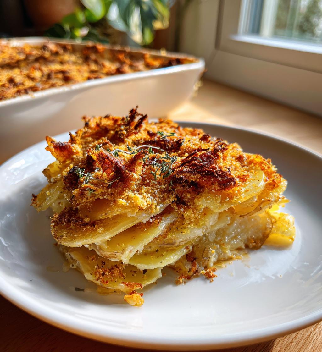 vegan potato bake gluten free recipe - detail 1