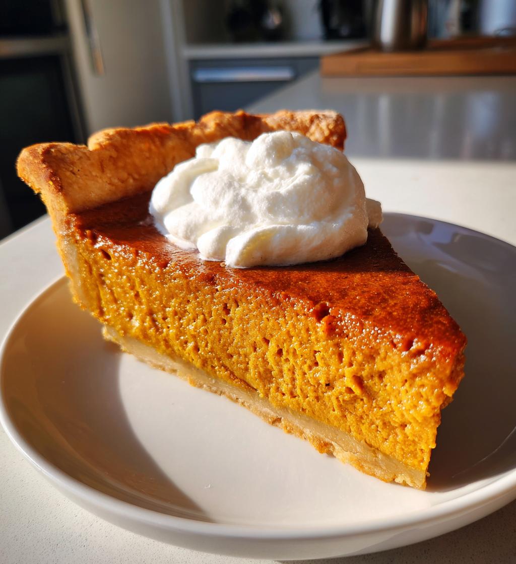vegan pumpkin pie - detail 1