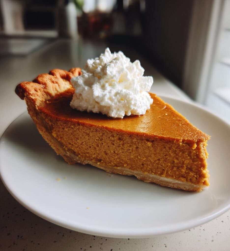 vegan pumpkin pie