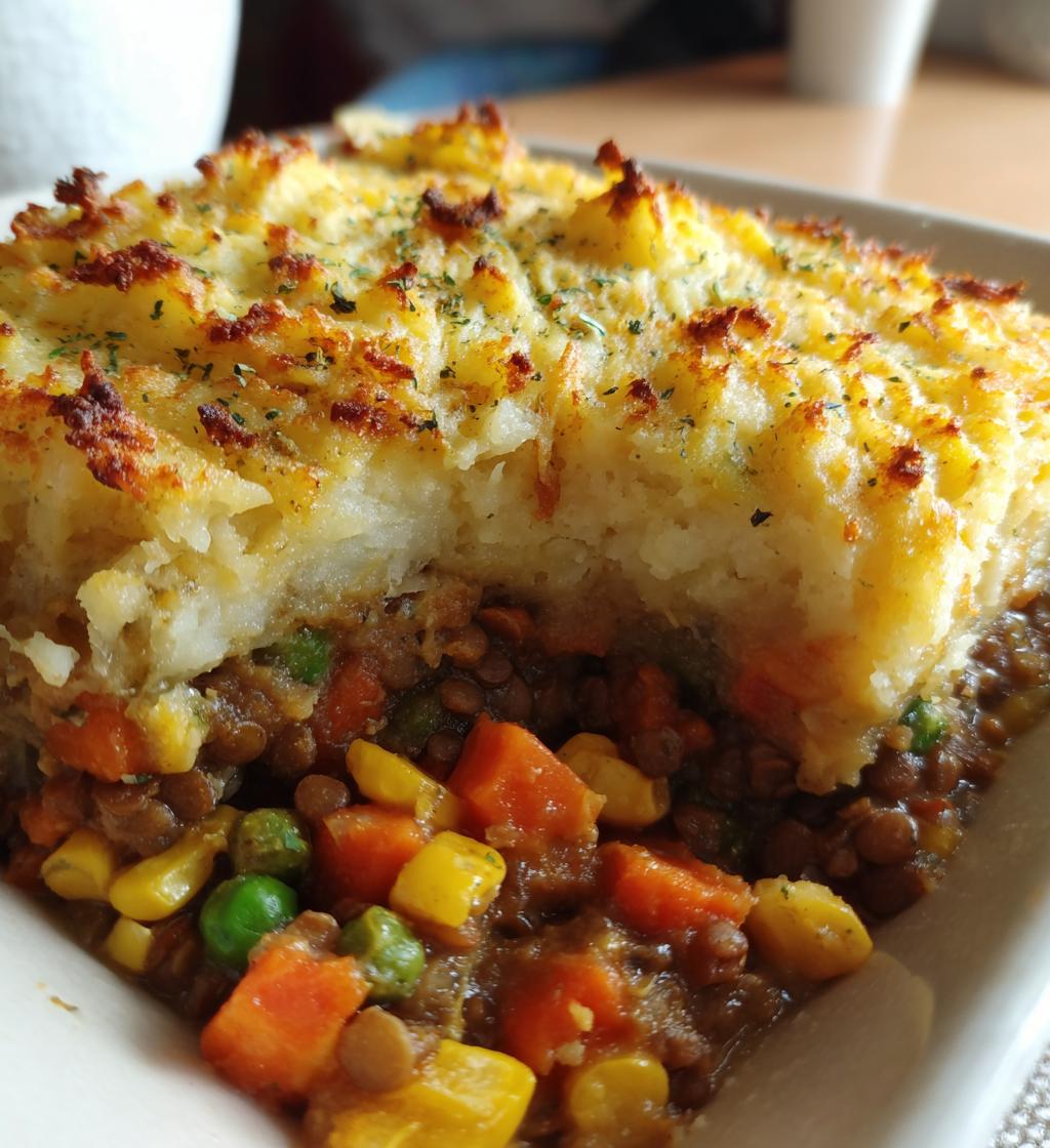 vegan shepherds pie gluten free recipe - detail 1