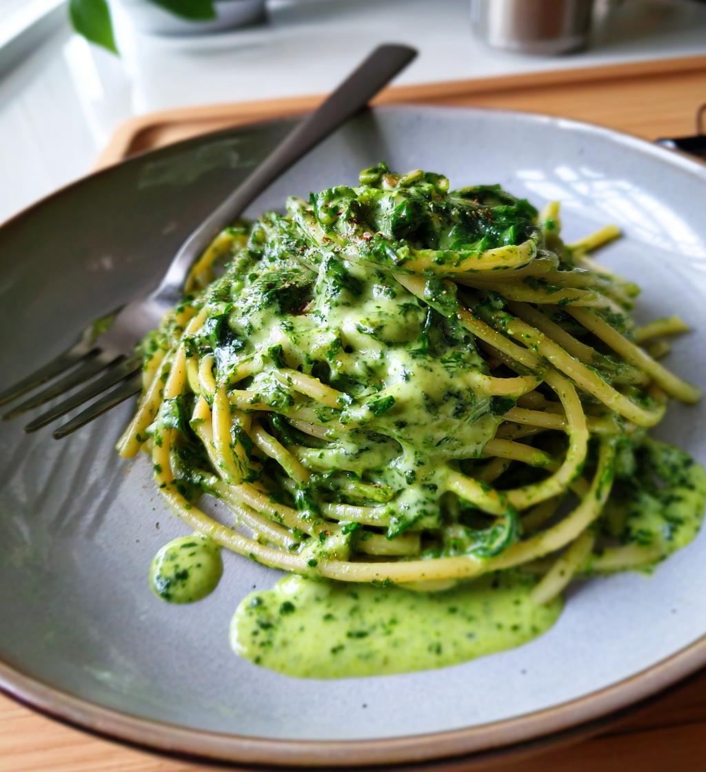vegan spinach pasta sauce recipe