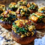 vegan stuffed mushrooms