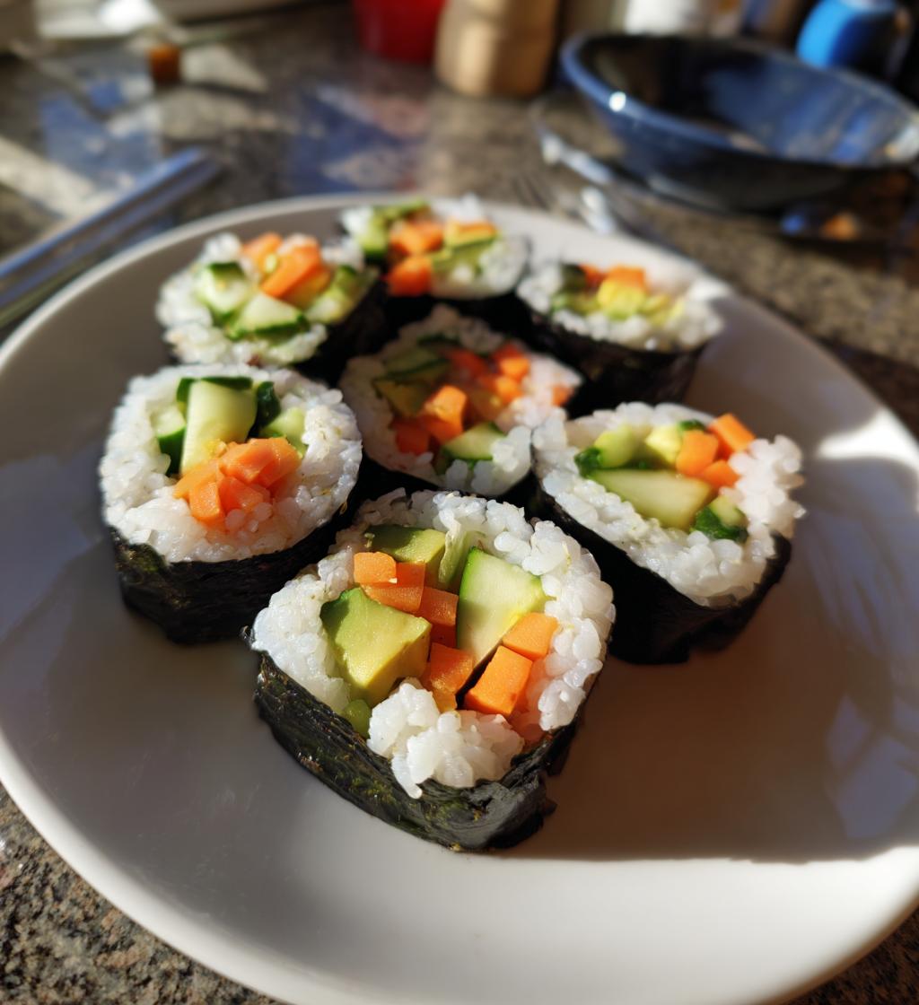 vegan sushi recipe - detail 1