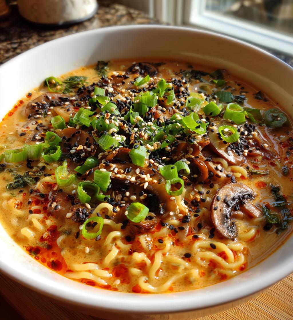 vegan tantanmen ramen - detail 1