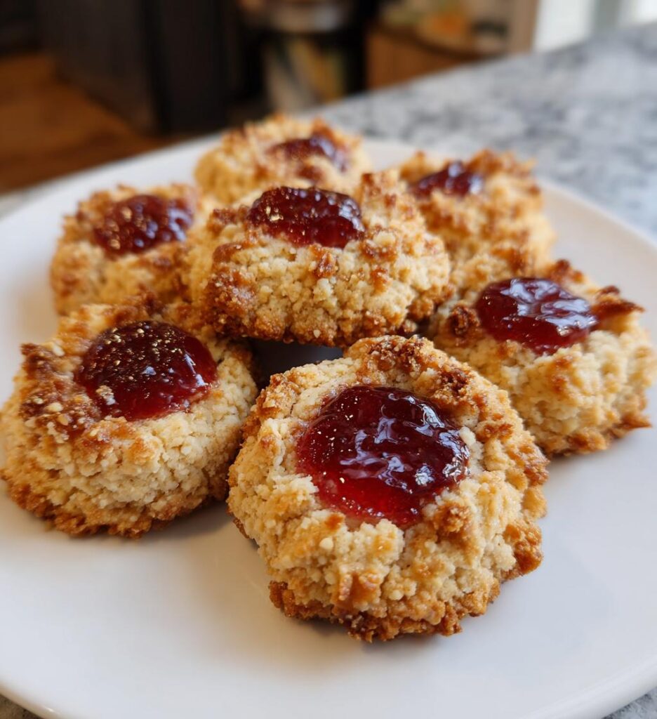 vegan thumbprint cookies