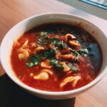 vegan tomato pasta soup