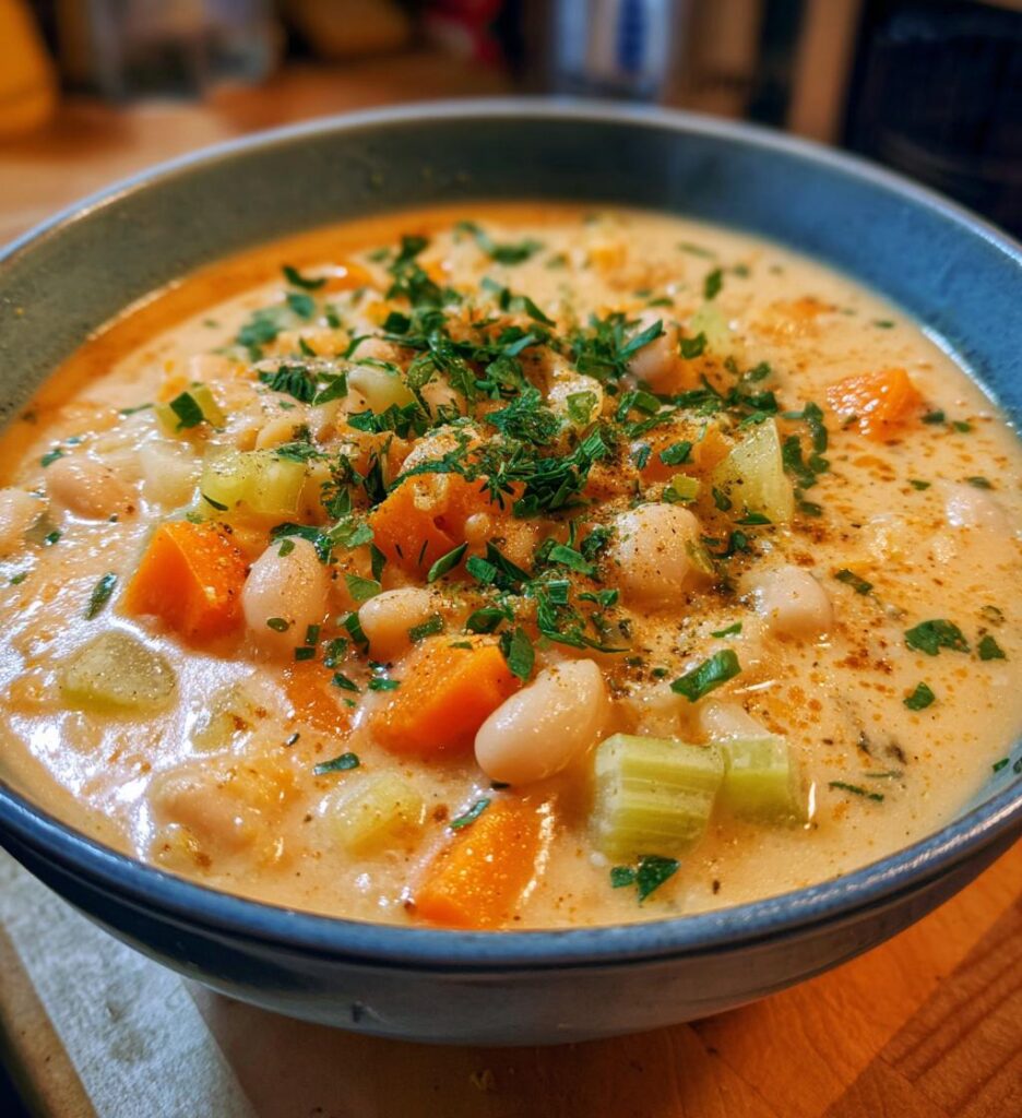 vegan white bean soup