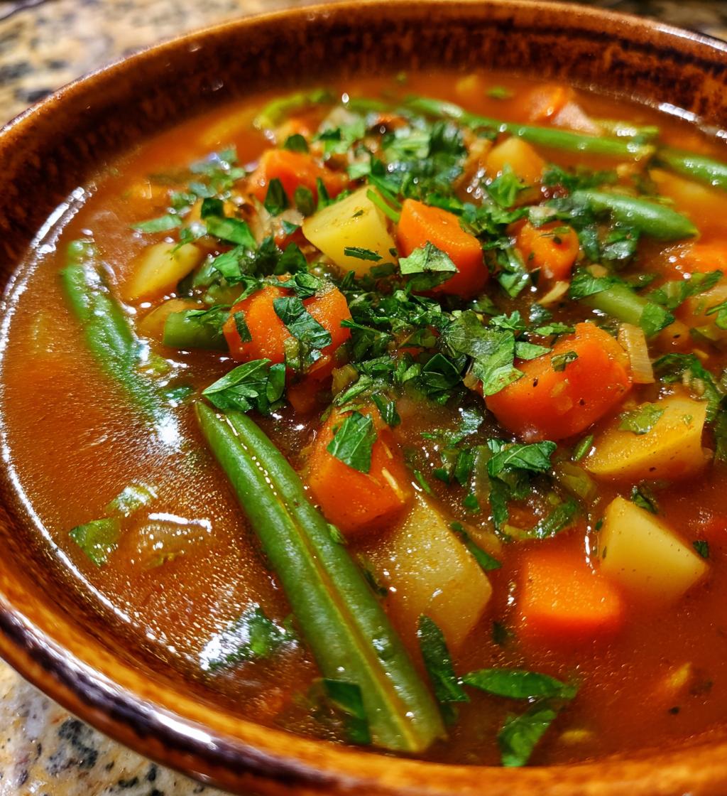 veggie stew - detail 1