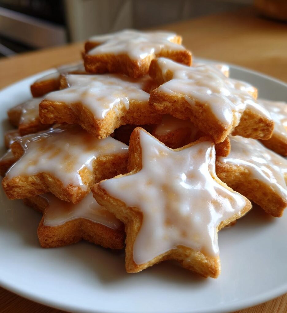 zimtsterne cinnamon star cookies