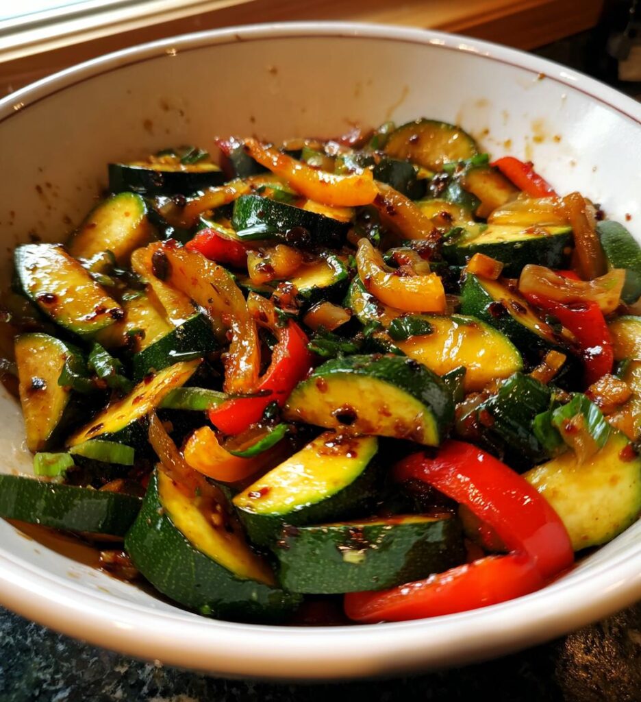 zucchini stir fry quick recipe