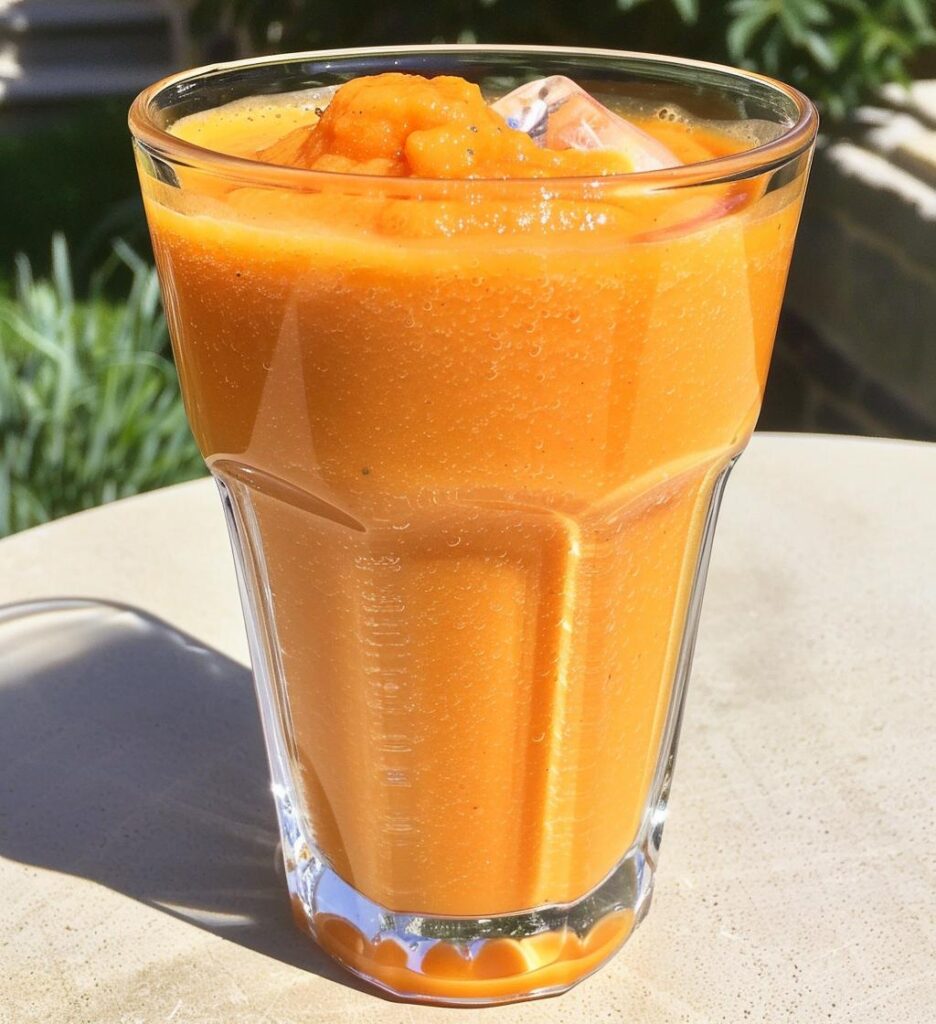 Apple Carrot Smoothie (no milk, no sweeteners)