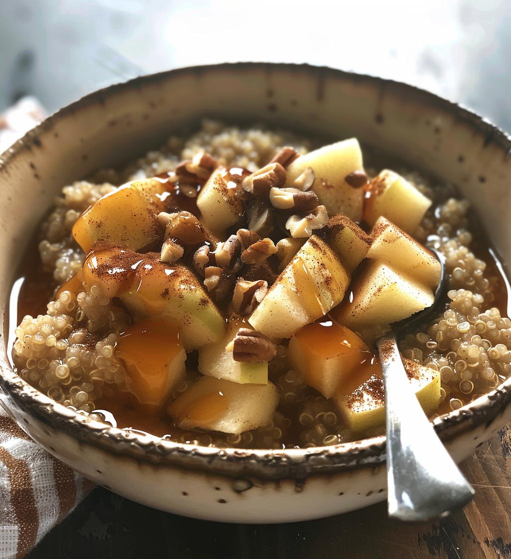 Apple Cinnamon Quinoa Porridge - detail 1