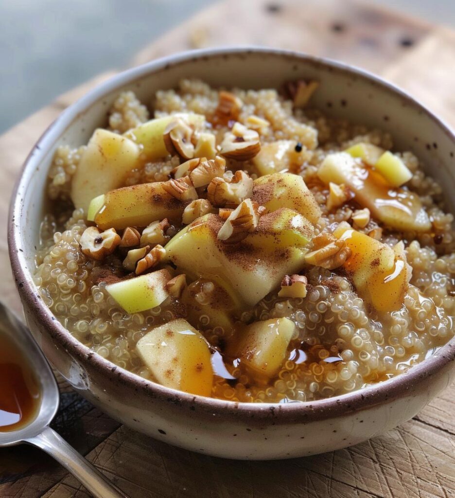 Apple Cinnamon Quinoa Porridge