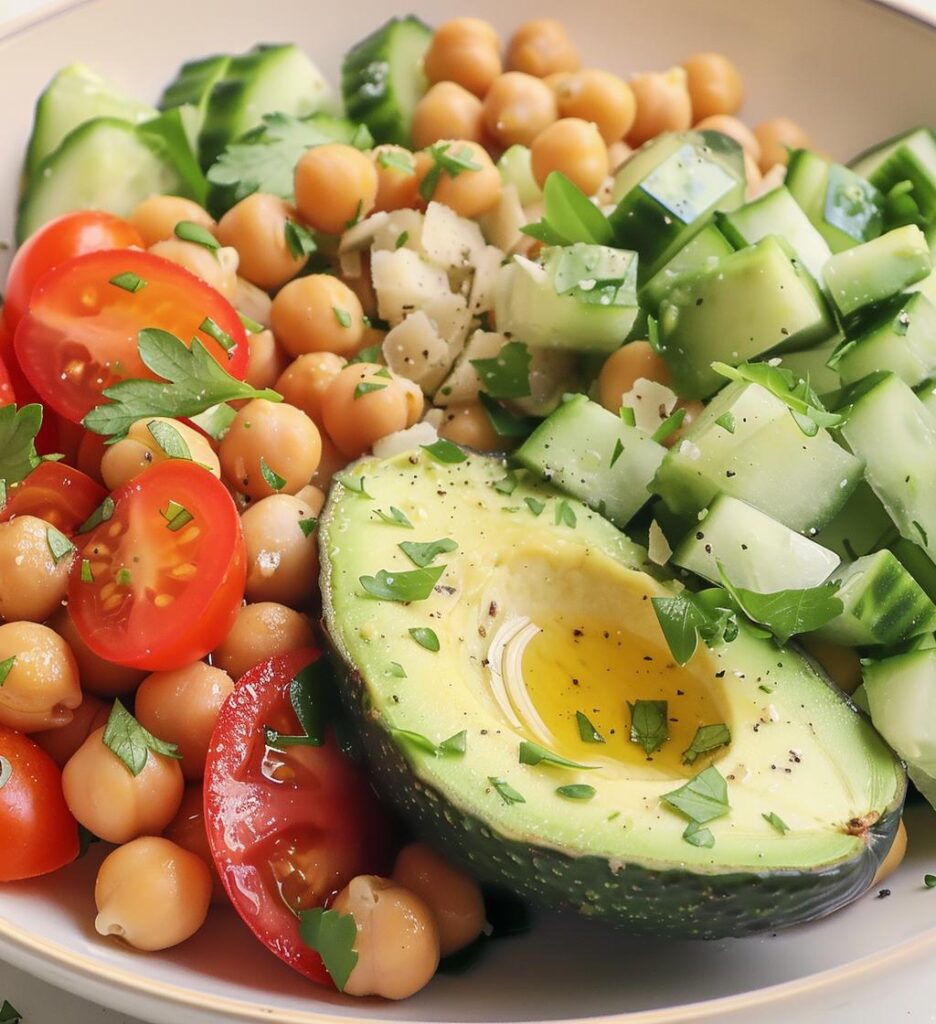 Avocado Chickpea Bowl