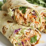 BBQ Chicken Coleslaw Wraps