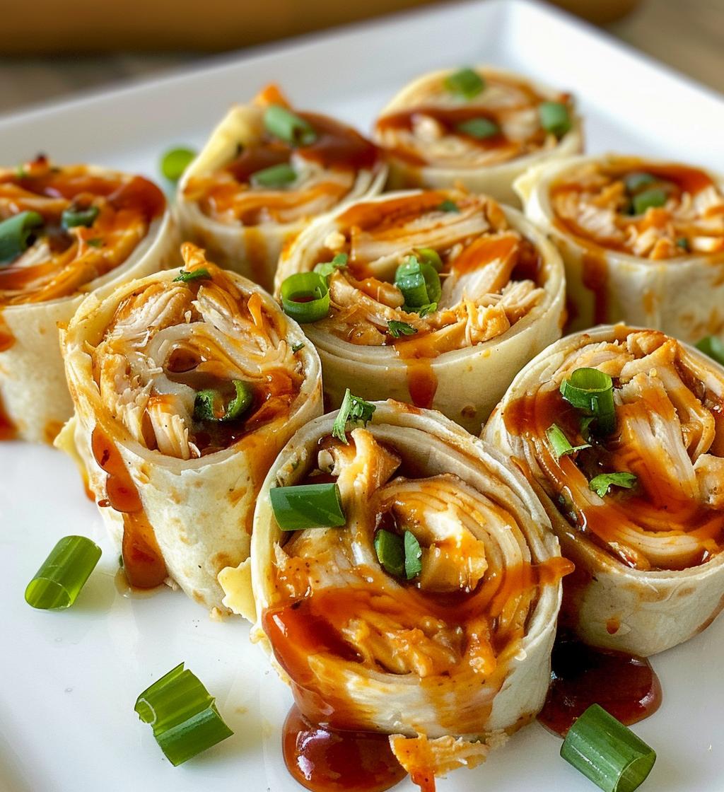 BBQ Chicken Pinwheels - detail 1