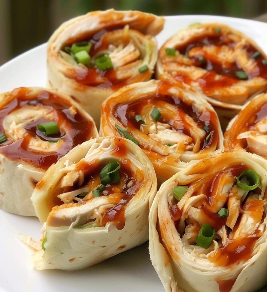 BBQ Chicken Pinwheels
