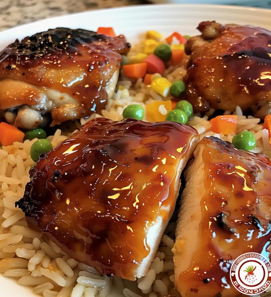 BBQ Chicken and Rice: One-Pan Honey BBQ Chicken and Rice