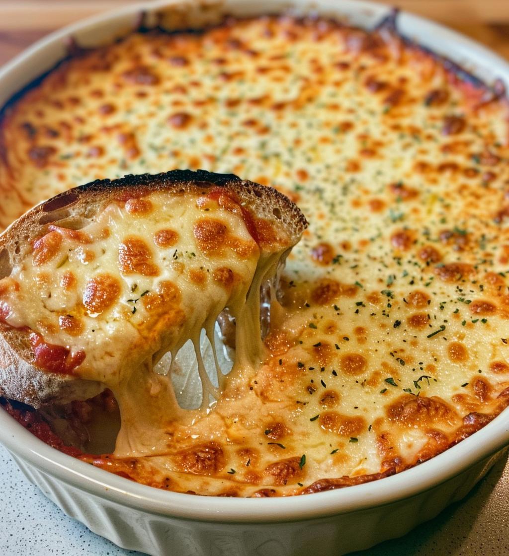 Baked Goat Cheese Marinara Dip