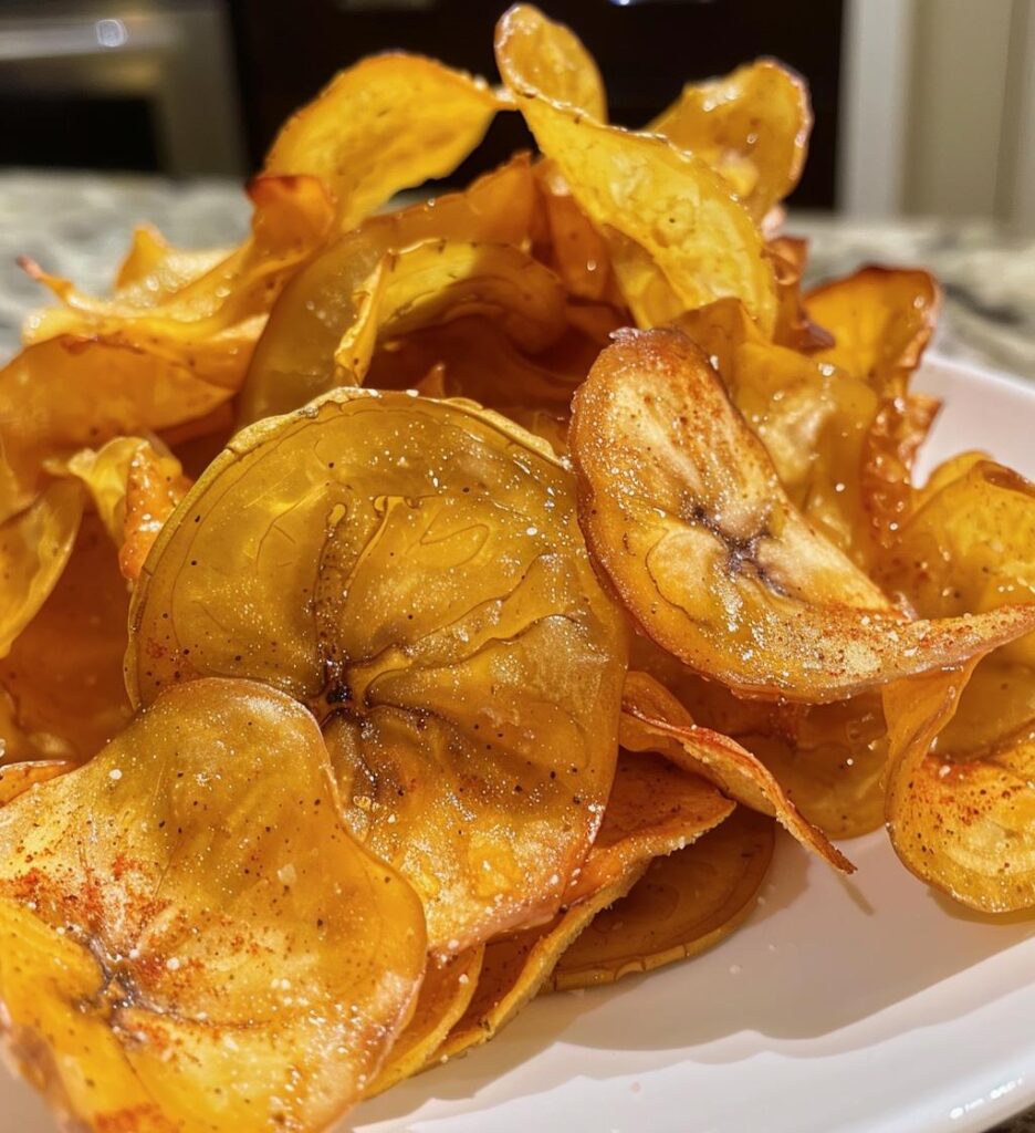 Baked Plantain Chips