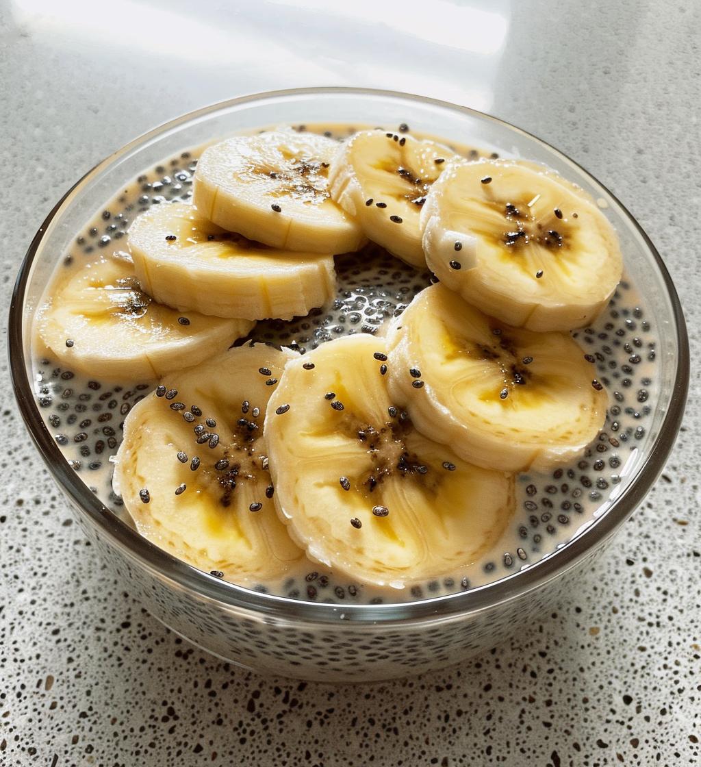 Banana Chia Pudding (water/almond milk unsweetened) - detail 1