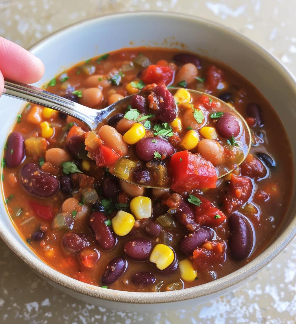 Bean & Vegetable Chili