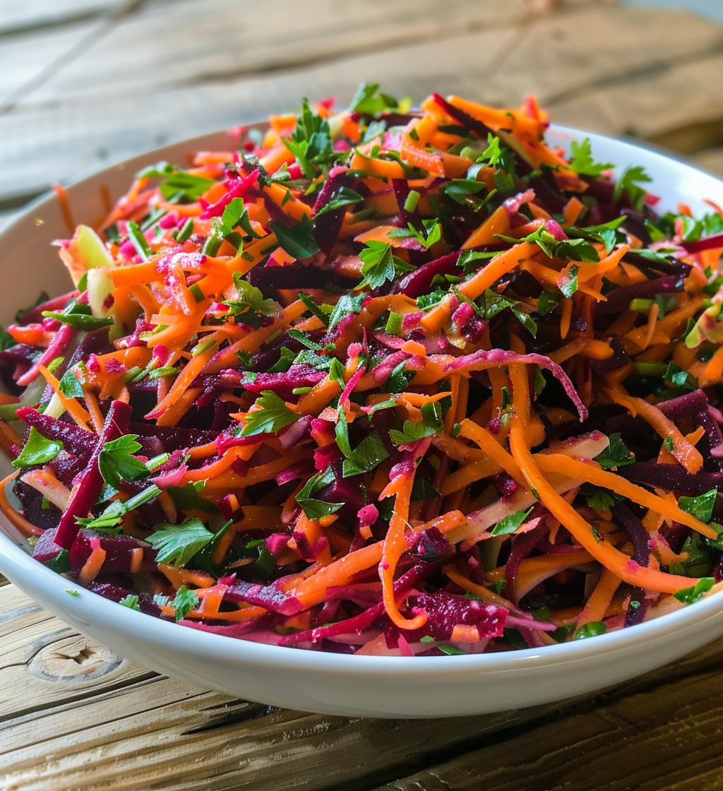 Beet & Carrot Slaw - detail 1