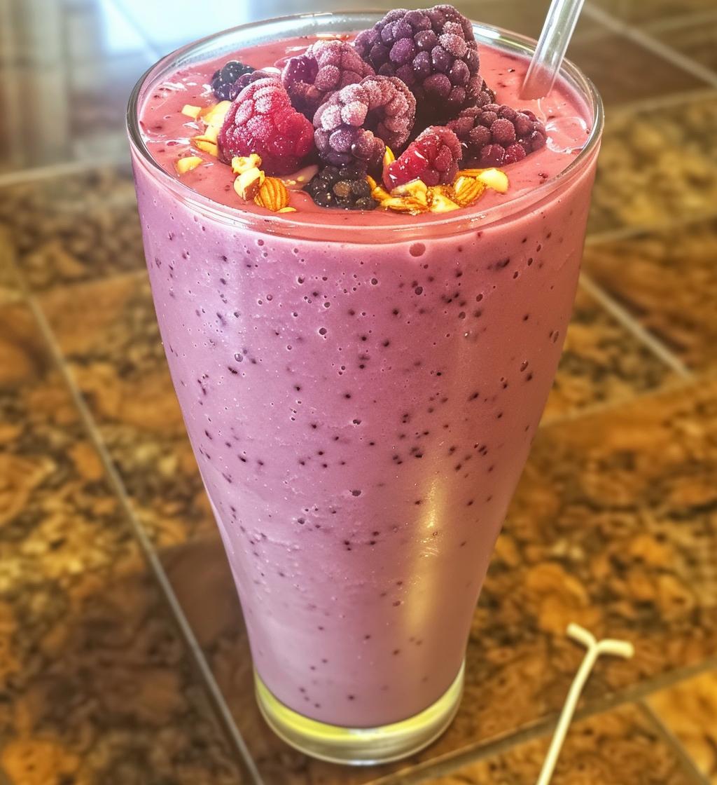 Berry Almond Smoothie - detail 1