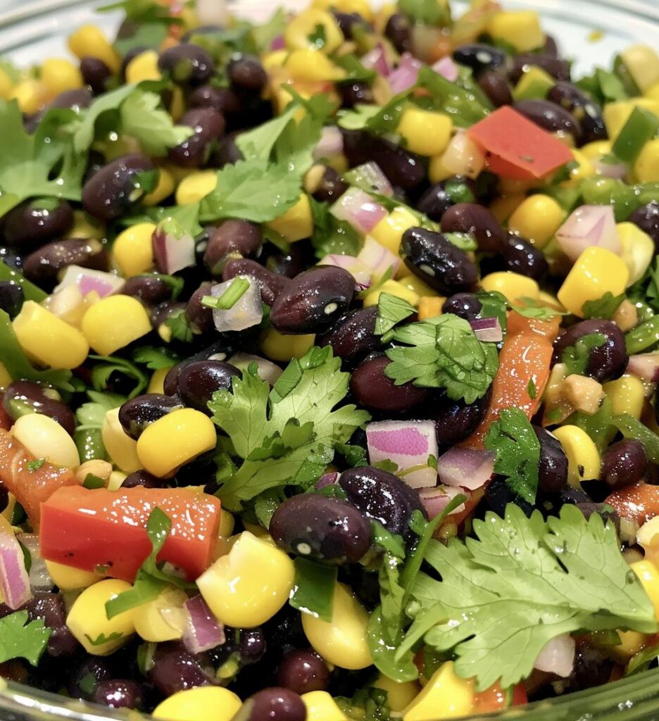 Black Bean Corn Cilantro Salad