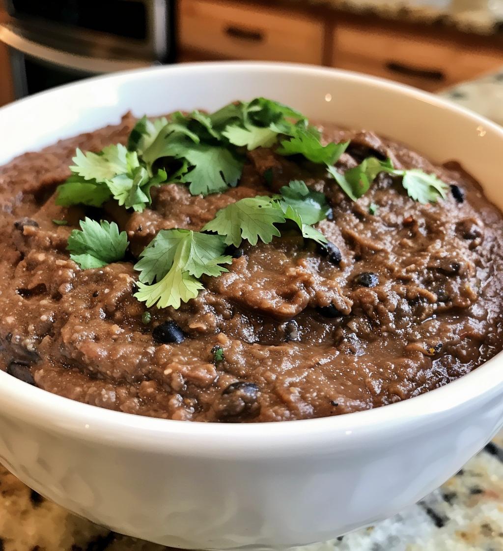 Black Bean Dip - detail 1