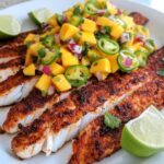 Blackened Tilapia with Mango Salsa