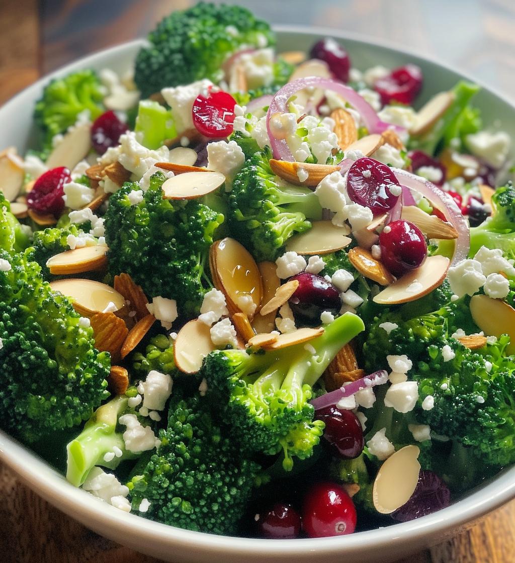 Broccoli Almond Crunch Salad