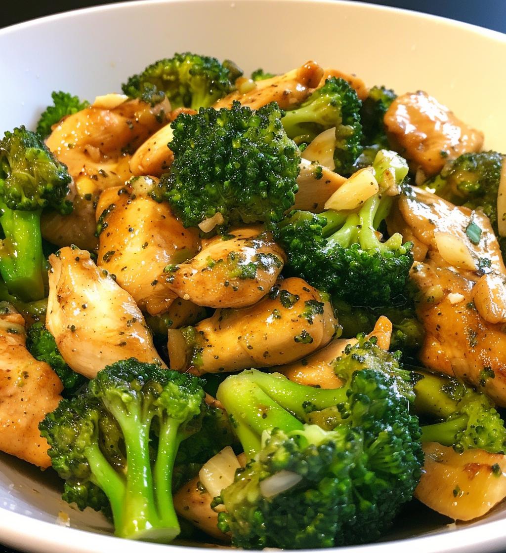 Broccoli Chicken Stir-Fry (Low Carb) - detail 1